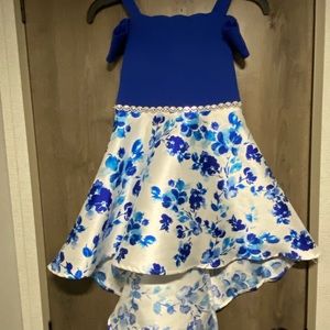 Little girls high low formal dress